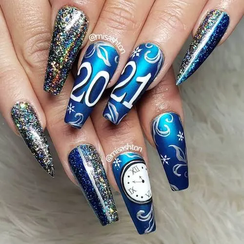 new years eve nails