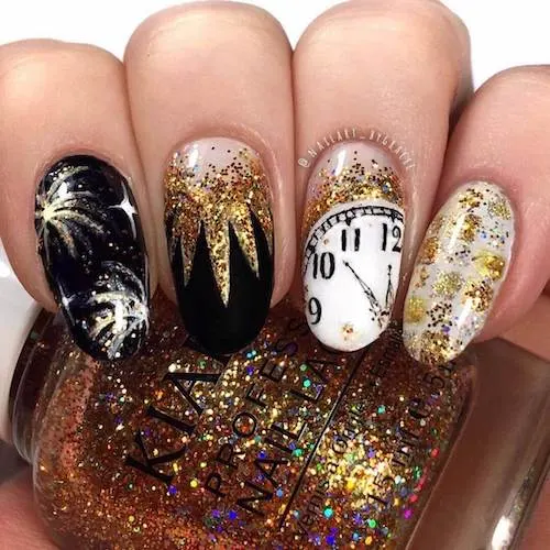 new years eve nails