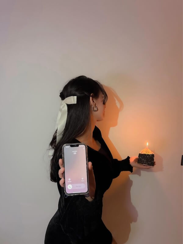 Birthday Call and Cake Moment