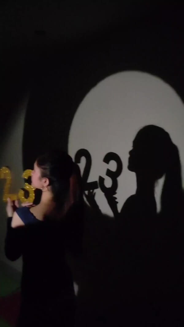Birthday Numbers Shadow Art