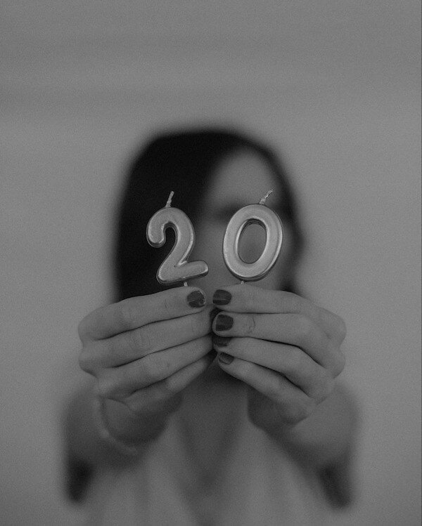 Blurry Foreground Candle Shot