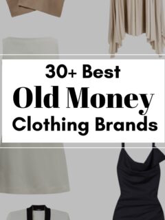 old money clothing brands affordable and luxury