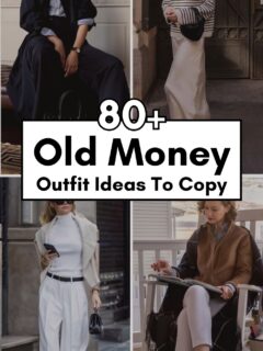 old money outfits collage