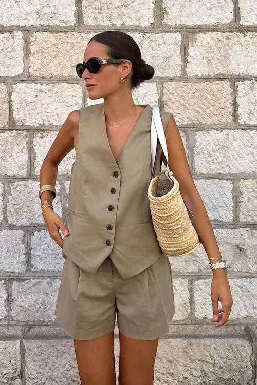 old money summer outfit ideas women