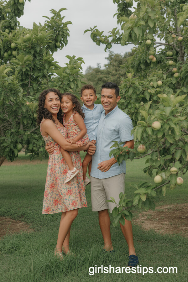 Bright Floral Sundresses Among Blooming Trees