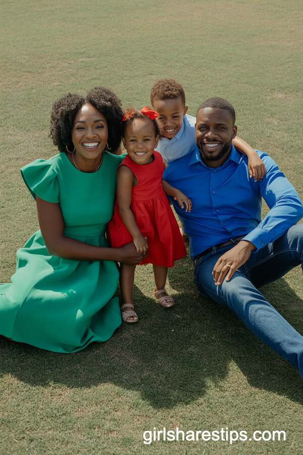 Bold Jewel Tones on a Grassy Hill