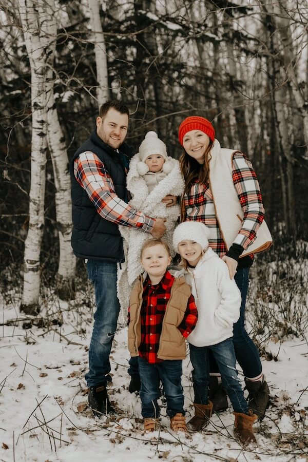 Coordinated Outfits Family Photo