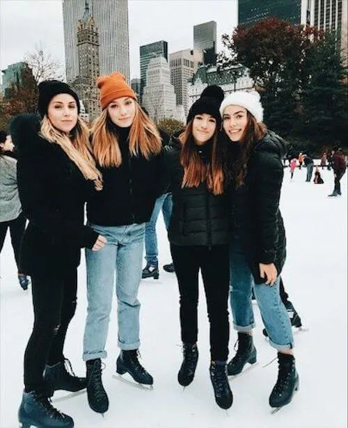 outfits to wear ice skating