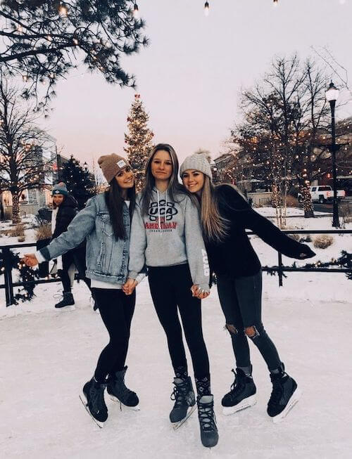 outfits to wear ice skating