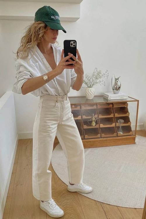 oversized button down shirt outfit ideas women