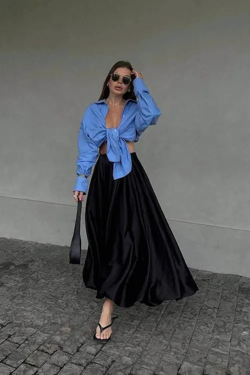 oversized button down shirt outfit ideas women