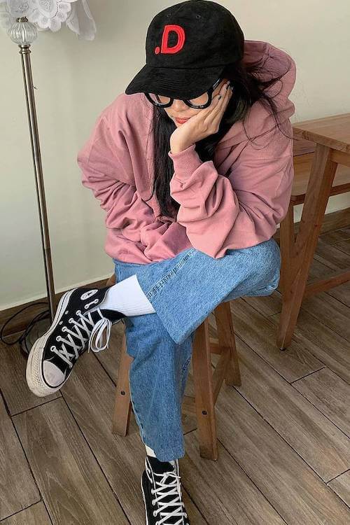 oversized hoodie outfit