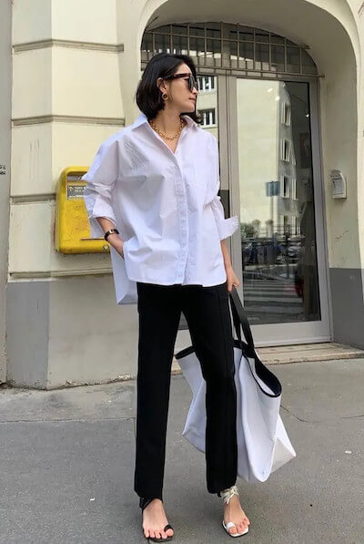 oversized shirt outfit