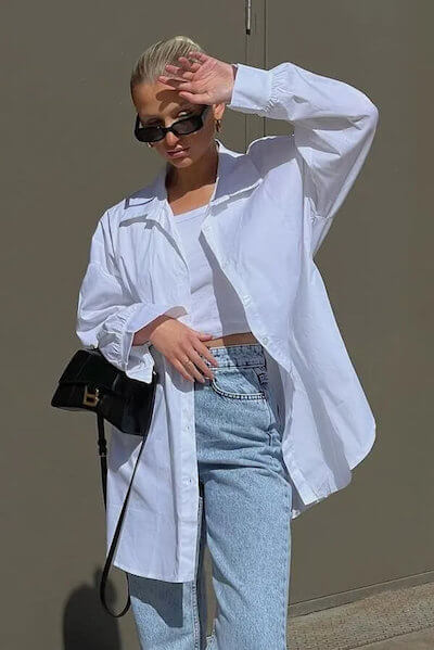 oversized shirt outfit