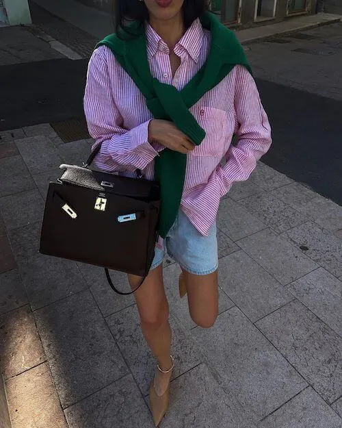oversized shirt outfit ideas