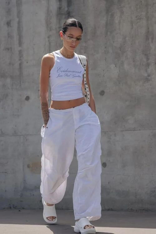 parachute pants outfit