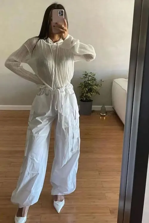 parachute pants outfit