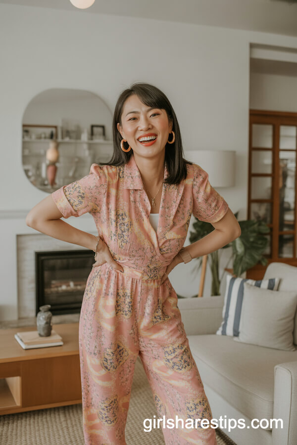 Brightly-Printed Jumpsuit