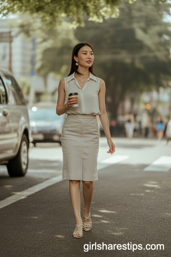 pencil skirt outfits for work