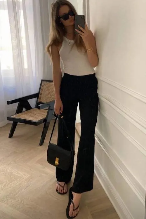 perfect black pants outfit