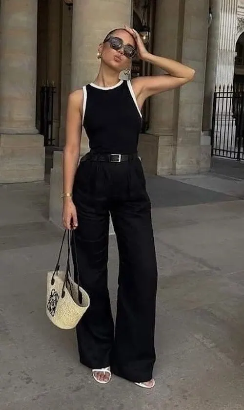 perfect black pants outfit