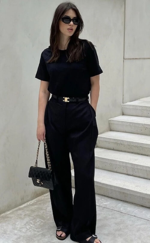 perfect black pants outfit