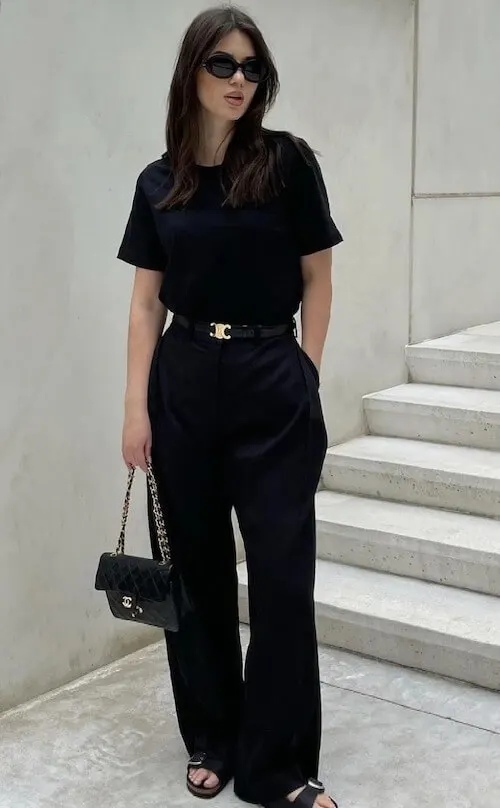 perfect black pants outfit