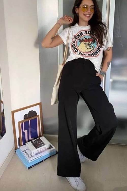 perfect black pants outfit