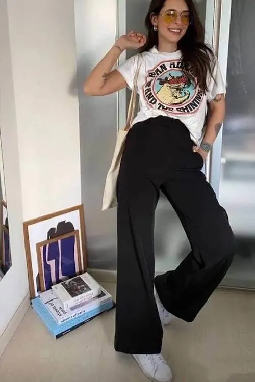 perfect black pants outfit