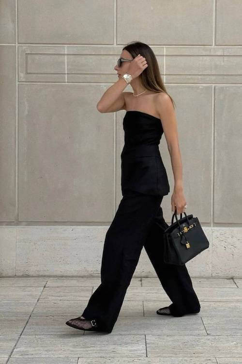 perfect black pants outfit