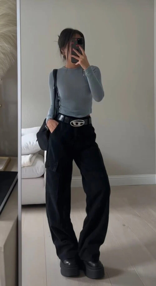 perfect black pants outfit