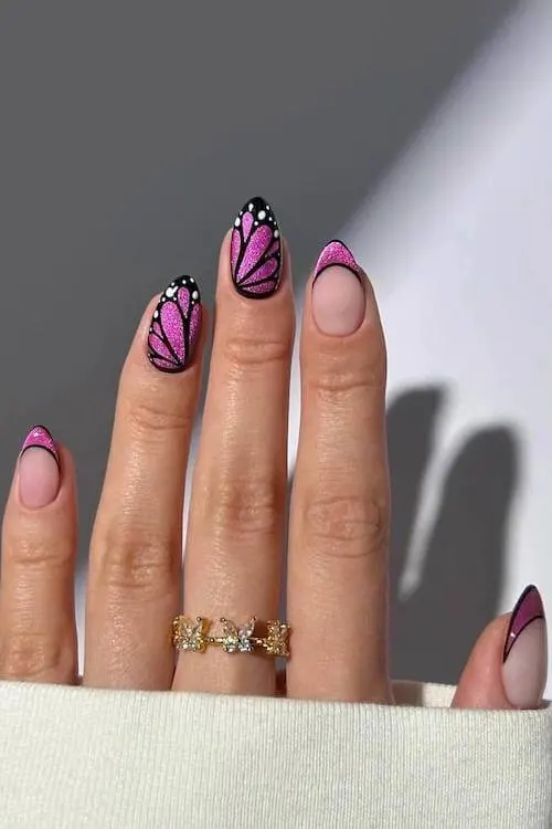 perfect short graduation nail designs