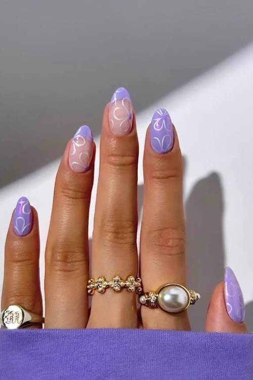 perfect short graduation nail designs