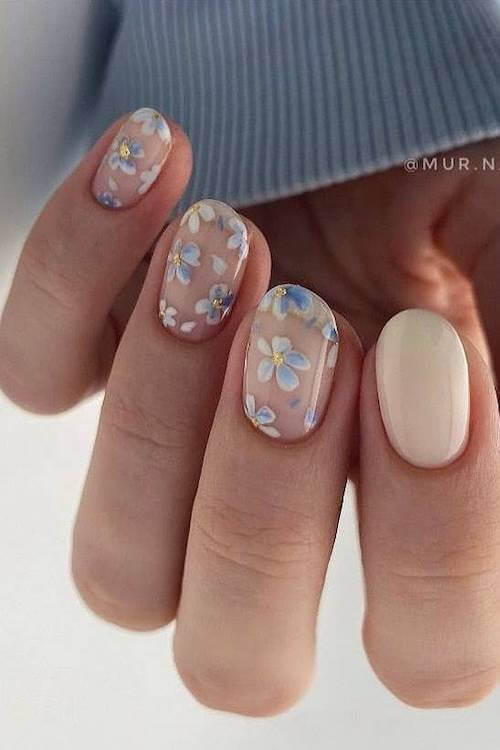 perfect short graduation nail designs