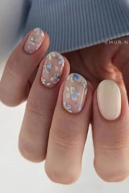 perfect short graduation nail designs