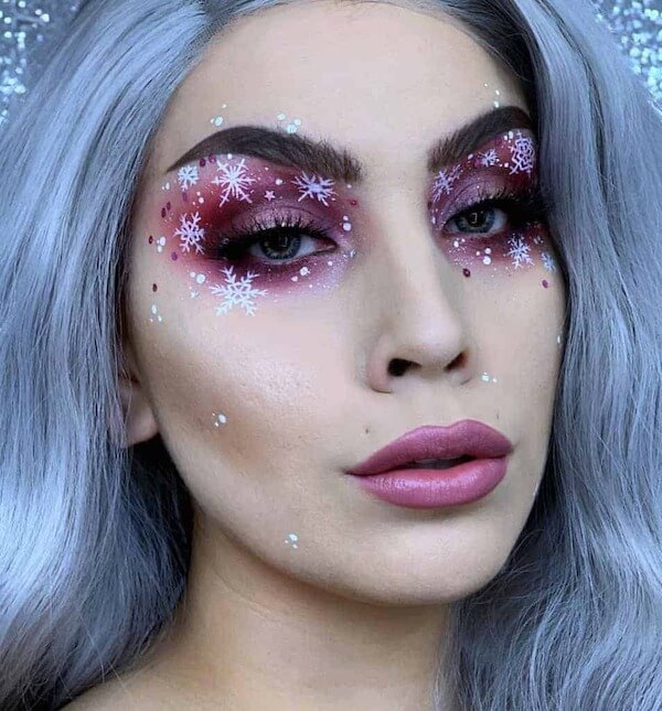 Snow Queen Pink Eyeshadow Look