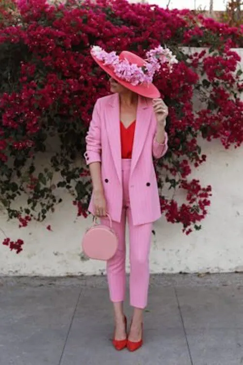 Pink and Red Color Combo For Spring Summer