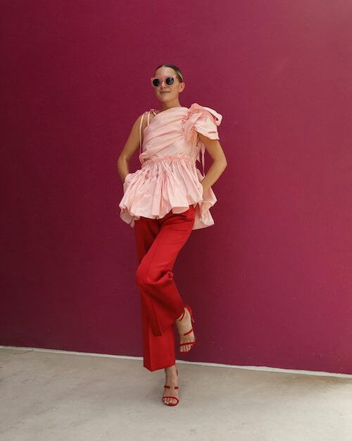 Pink and Red Color Combo For Spring Summer