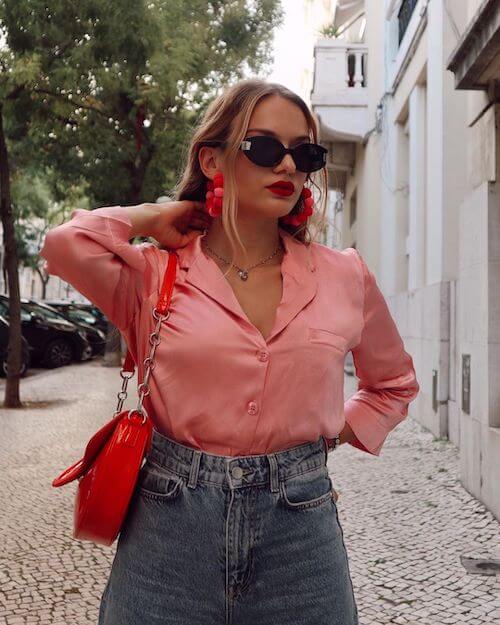 Pink and Red Color Combo For Spring Summer