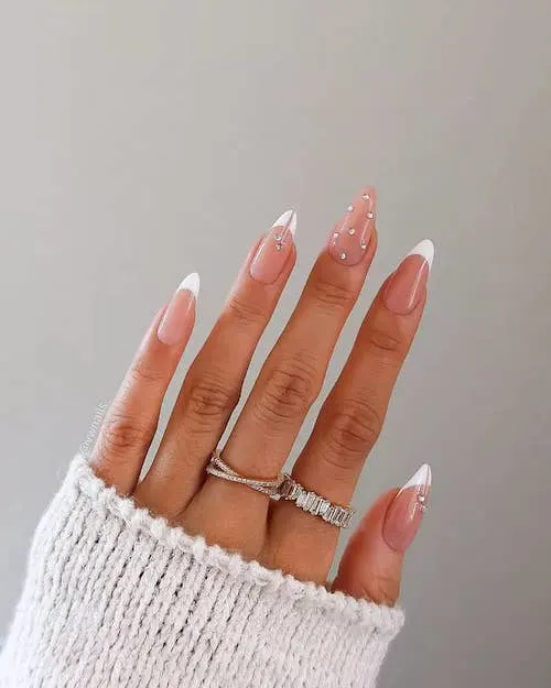 With White French Tips