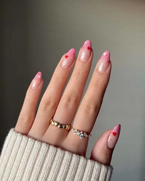 Red Pink And White Nail Ideas