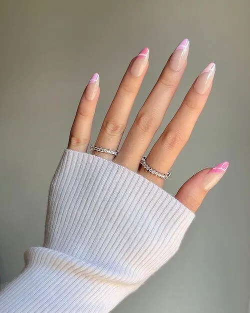 Pastel Pink Nail Art for Spring