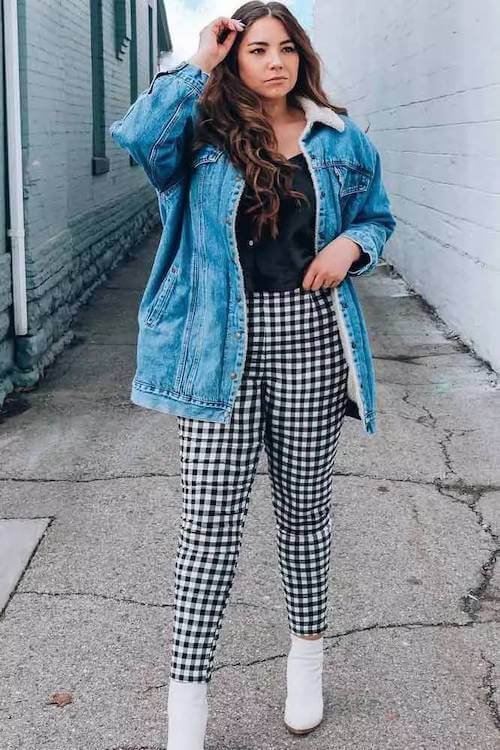plaid pants outfit
