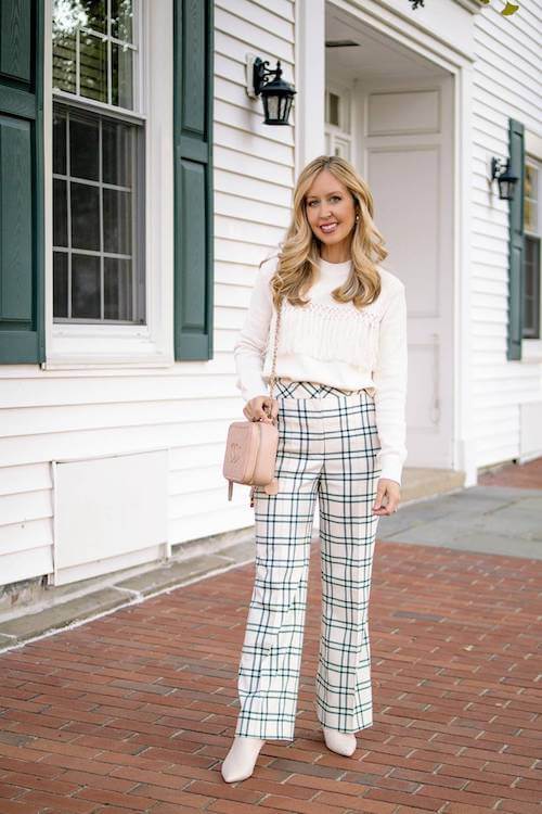 plaid pants outfit