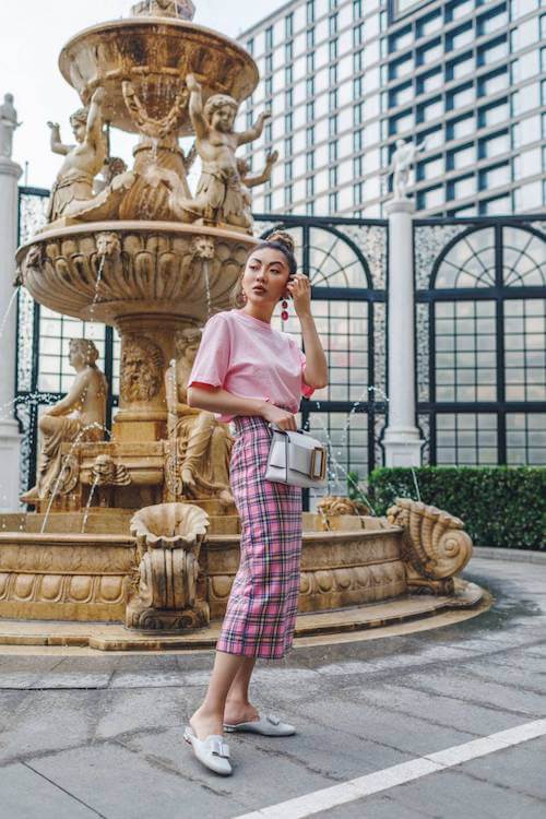 plaid pants outfit