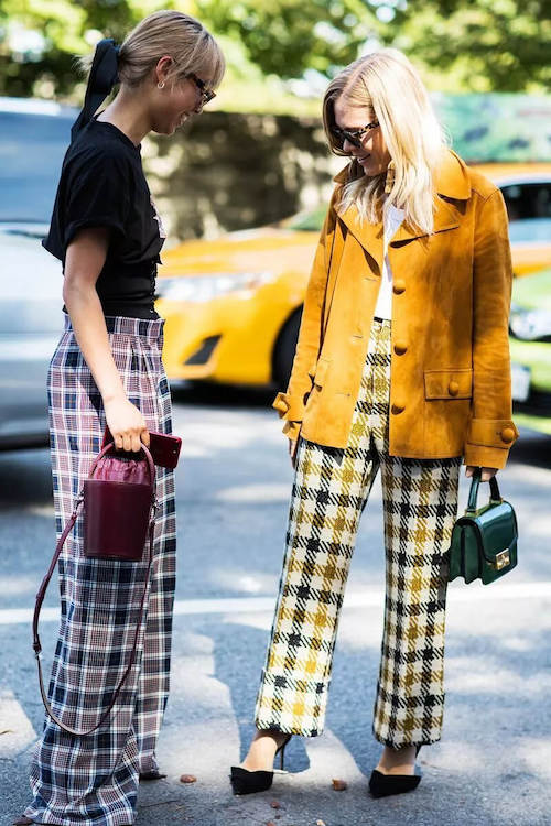 plaid pants outfits