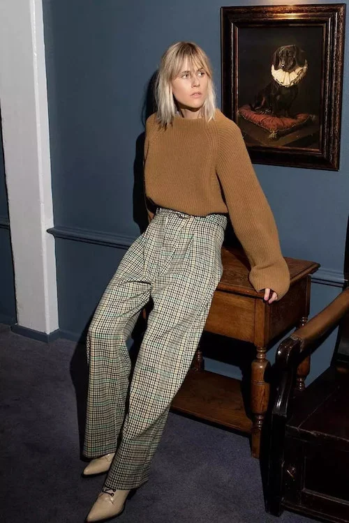 plaid pants outfits