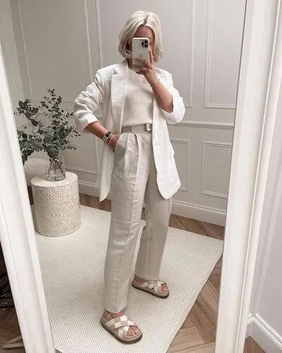 white platforms outfits summer