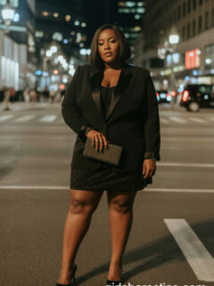 plus size blazer outfits
