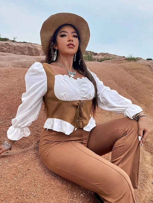 plus size cowgirl outfits